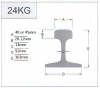 Крепежная пластина для рельса Messer 24 кг - st-e.info - Елец