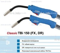 Горелка для полуавтоматической сварки TBi 150-blue-ESG, длина 5 метров - st-e.info - Елец