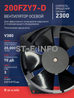 Вентилятор  200FZY7-D  - st-e.info - Елец