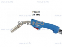 Горелка для полуавтоматической сварки TBi 250-blue-ESG, длина 4 метра - st-e.info - Елец