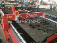 Портальный станок скоростной плазменной резки метала ST-1325UF - st-e.info - Елец