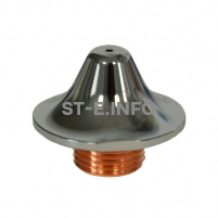 Сопло одинарное хромированное 1,5 мм арт. 1572362-1,5 - st-e.info - Елец