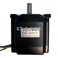 Двухфазный шаговый двигатель 57HS56-1504А08-D21 вал 8,00 мм - st-e.info - Елец