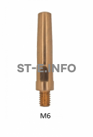 Наконечник М6*45*1,2 (для горелки qtb-500) Panasonic - st-e.info - Елец