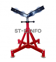 Роликовая опора для труб ST-V1 - st-e.info - Елец