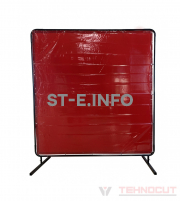 Экран защитный 1.74х2.34m, красный - st-e.info - Елец