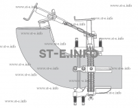 Центратор цепной однорядный Василёк СС-3TC+ для диаметров 140-1120+ синий для нержавеющей стали - st-e.info - Елец