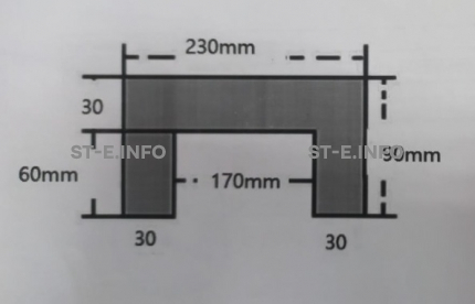 Гофрозащита усиленная 3600x230x30 для станков  - st-e.info - Елец