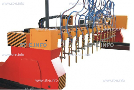 Портальная машина термической резки с много-головочным режимом реза. ST-MH6020 - st-e.info - Елец