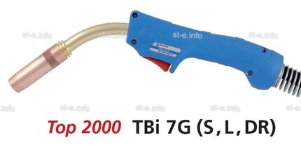 Горелка для полуавтоматаTBi 7G Short (короткая), длина рукава 5м - st-e.info - Елец