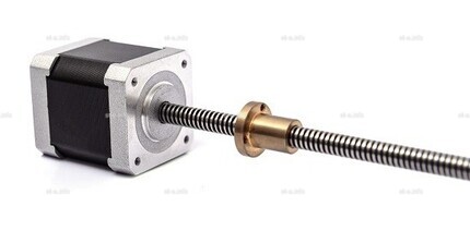 Шаговый двигатель 42HSL48-1204JA08-E150 (Tr8*8) - st-e.info - Елец