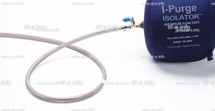 Односторонняя заглушка с трубкой и клапаном ISO 46" (1168 mm)  - st-e.info - Елец