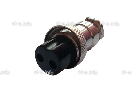 Розетка кабельная GX16-2 - st-e.info - Елец