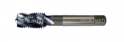 Метчик машинный М22*2,5 с винтовой канавкой DIN-374, сталь М35 - st-e.info - Елец