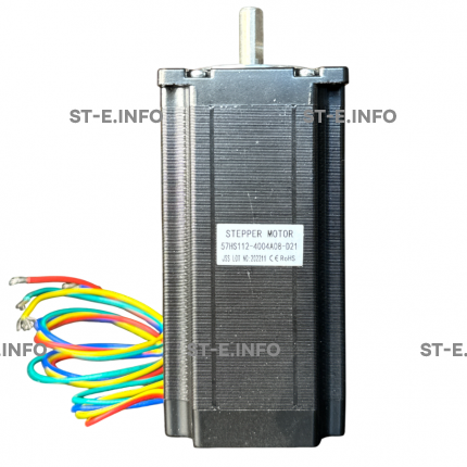 Двухфазный шаговый двигатель 57HS112-4004А08-D21 вал 8,0 мм - st-e.info - Елец