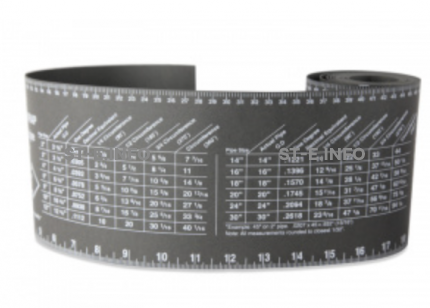 Лента для разметки труб 128mm*2130mm - st-e.info - Елец