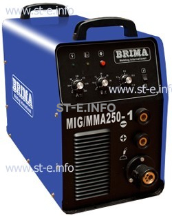 Сварочный инверторный полуавтомат BRIMA MIG/MMA 250-1 (220) - st-e.info - Елец